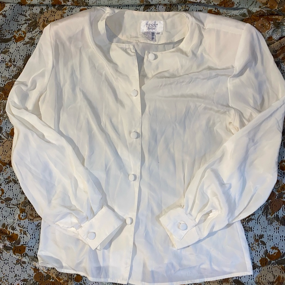 Women’s Vintage Tess Petites Button-Up Blouse